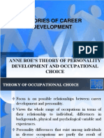 Anne Roe S Theory of Occupational Choice