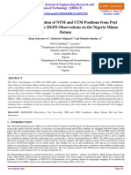 On The Determination of NTM and UTM Positions From Post Processing of Static DGPS Observations On The Nigeria Minna Datum