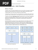 Operating System - Multi-Threading