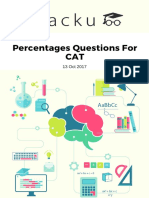 Percentages Questions For CAT.pdf