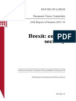 Brexit Energy Security - United Kingdom Parliament