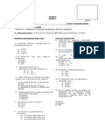 Examen Segundo Medio II Sem Diferenciados