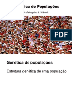 Genética Populações Estrutura Mudanças