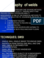 Radiography of Welds