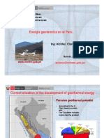 Energía Geotérmica en El Perú.: Ing. Alcides Claros