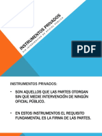 Instrumentos Privados