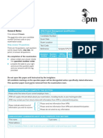 Sample Pmq Exam Paper