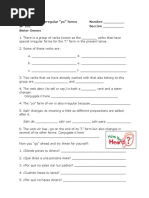 WORKBOOK 4.4 Irregular Yo Forms