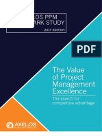 The Value of Project Management Excellence