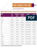 Examination Schedule For 2018 PDF