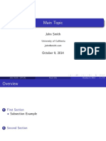 Presentation Template PDF