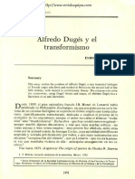 (1988) E. Beltrán, Dugès y el transformismo