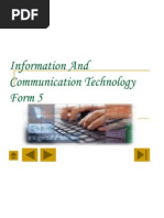 Information and Communication Technology Form 5