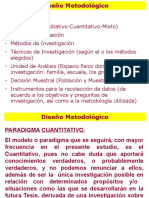 Diseño Metodológico de Una Investigacion