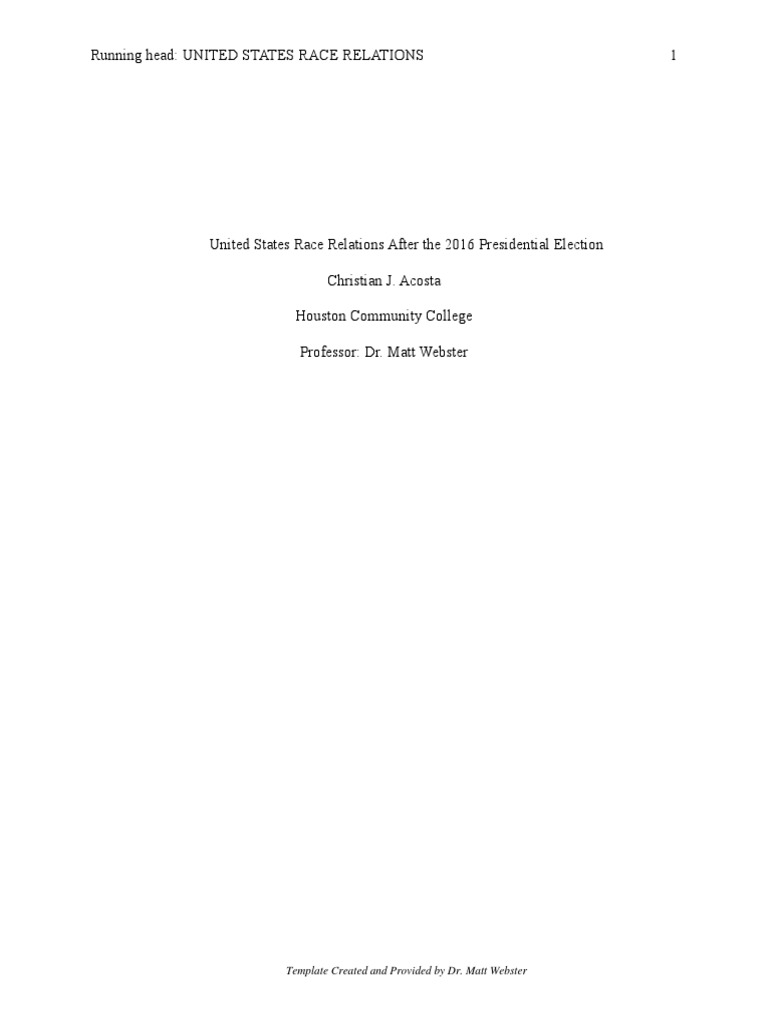 Racial Relations in The United States | PDF | Sociology Of Race And ...