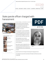 State Parole Officer Charged