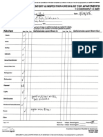 Rla - Ue: Inventory Inspection Checklist For Apartments