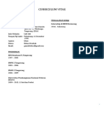 Curriculum Vitae: Data Diri Pengalaman Kerja Internship Di RSUD Karawang