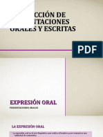 Conducción de Presentaciones Orales y Escritas