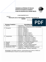 Técnicas y Estrategias de Estudio - Ejercicios PDF