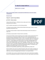 21 C.F.R. Subpart D-Specific Usage Additives: Title 21: Food and Drugs