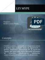 Diapositiva LEY MYPE
