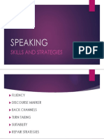 Speaking: Skills and Strategies