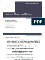 Antenna Theory and Design: Associate Professor: WANG Junjun 王珺珺