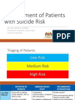 Management of Patients With Suicide Risk