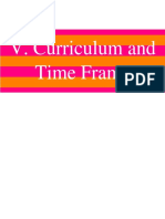 Ela - Intergrated Curriculm and Time Frame