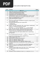 DSP Sample Question - Final