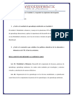 Analizar normativas y roles en educación a distancia UTI