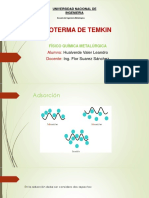 Isoterma de Temkin