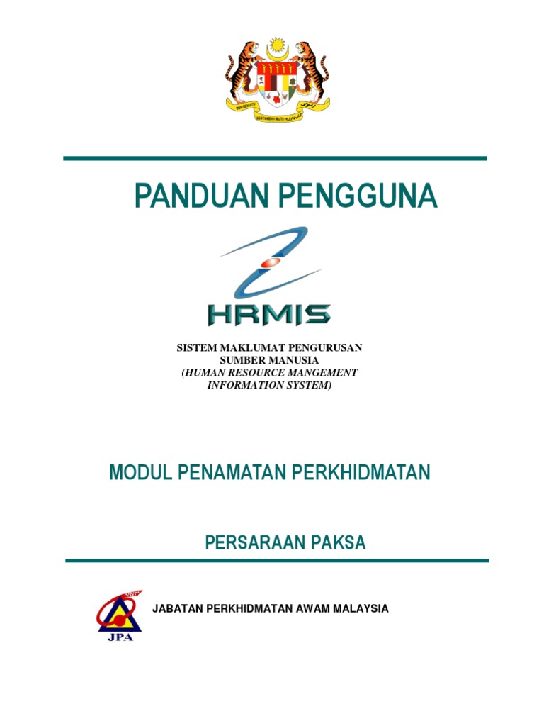 Manual Pencen Hrmis PDF