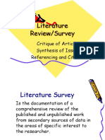 Lecture 4-Literature Review