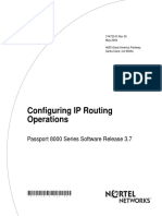 Configuring IP Routing Operations