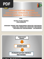 Download Pemanfaatan Energi Matahari Sebagai Sumber Energi Dengan Photo Voltaic by Dandan Fardan SN39366739 doc pdf