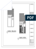 Rumah 4 X 10 - Tampak Depan