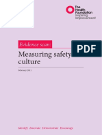 Measuring Safety Culture