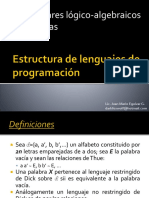 Estructura de Lenguajes de Programación