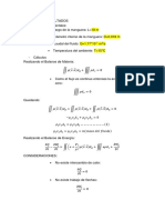 Cálculos y Resultados