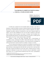 Construção de Regras e o Desenvolvimento Moral