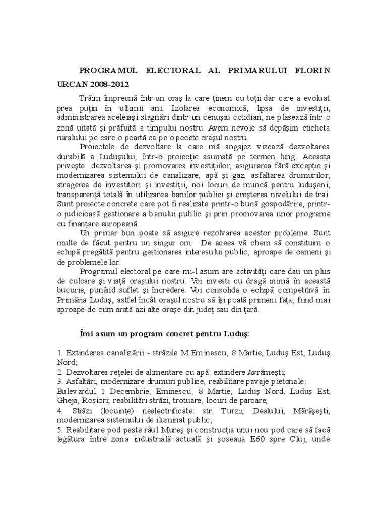 Program Electoral PDF | PDF