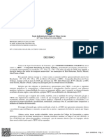 Decisão: Seção Judiciária Do Estado de Minas Gerais 15 Vara Federal Cível Da SJMG