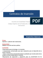 Contratos de Inversión