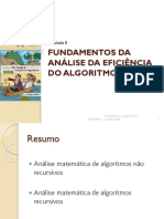 Análise da eficiência de algoritmos