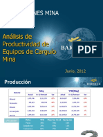 Analisis Productividad Equipos Mina - Jun'12