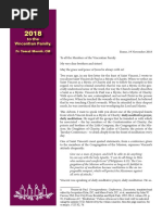 Advent Letter 2018 to the Vincentian Family