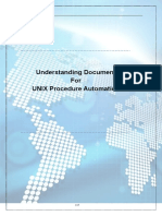 Understanding Document For UNIX Procedure Automation