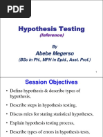 Hypothesis Testing